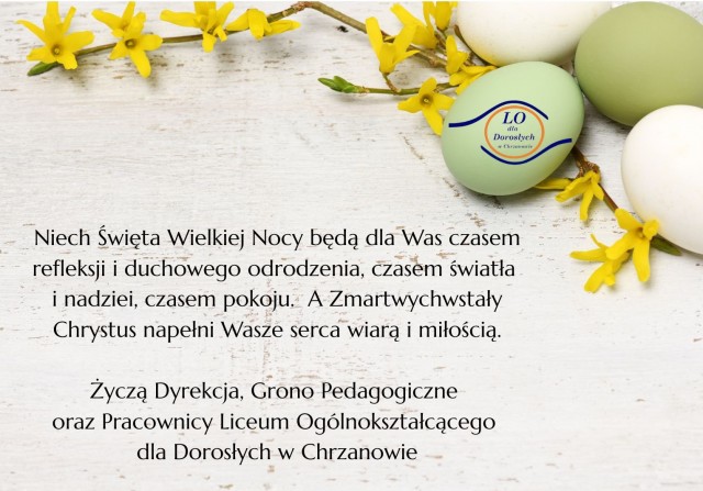 Życzenia Wielkanocne
