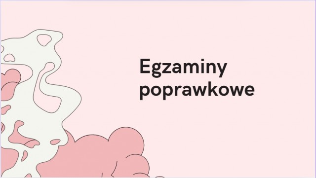 egzaminy poprawkowe