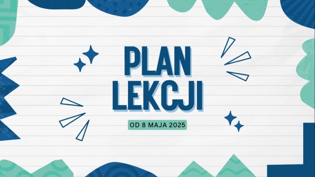 Plakat plan lekcji
