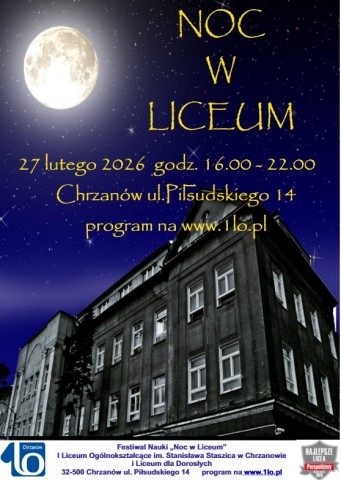 Noc w Liceum  27 lutego 2026 roku   
